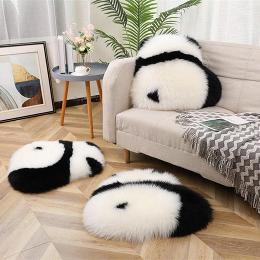 Wool Panda Charm Pillow Cushion-Viva Essence